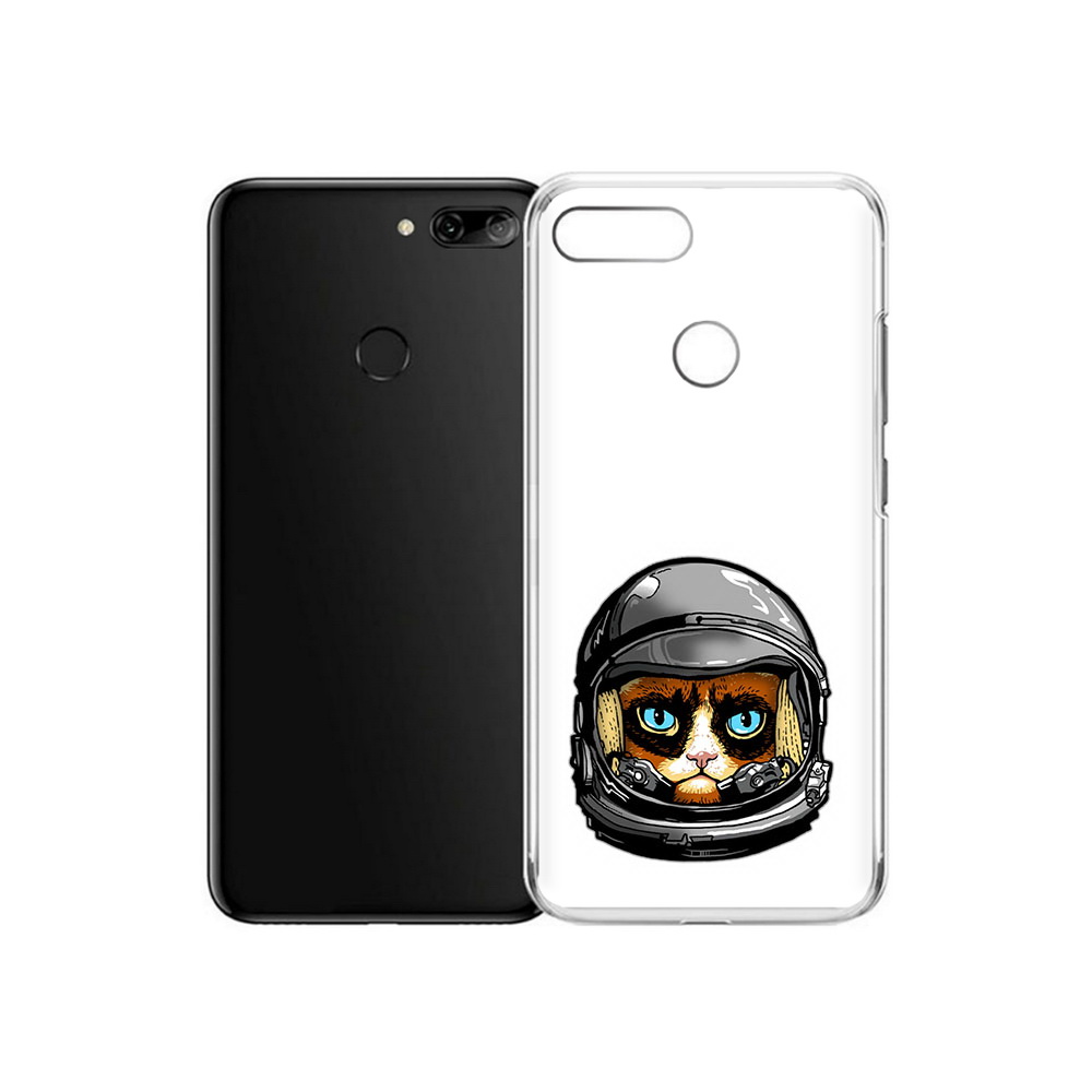 

Чехол MyPads Tocco для Alcatel 1S кот космонавт (PT227137.662.400), Прозрачный, Tocco