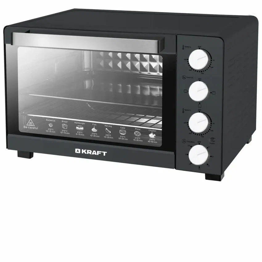 

Мини-печь KRAFT KFC-MO-320-HGR черный, KFC-MO-320-HGR