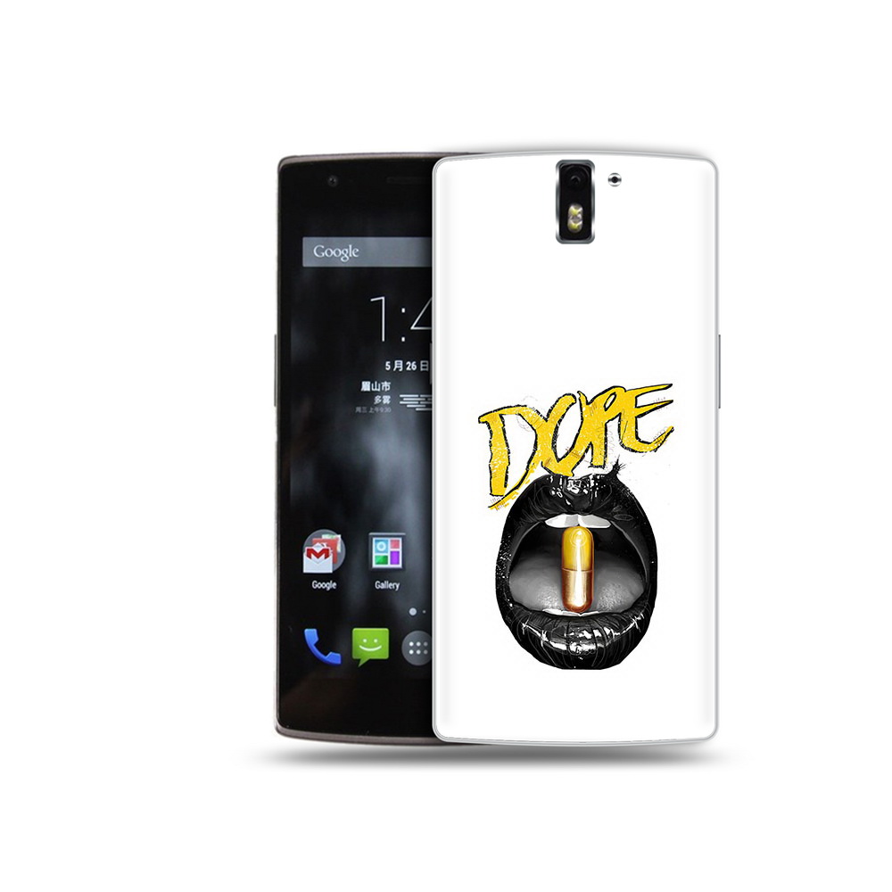

Чехол MyPads Tocco для OnePlus One губы, Прозрачный, Tocco