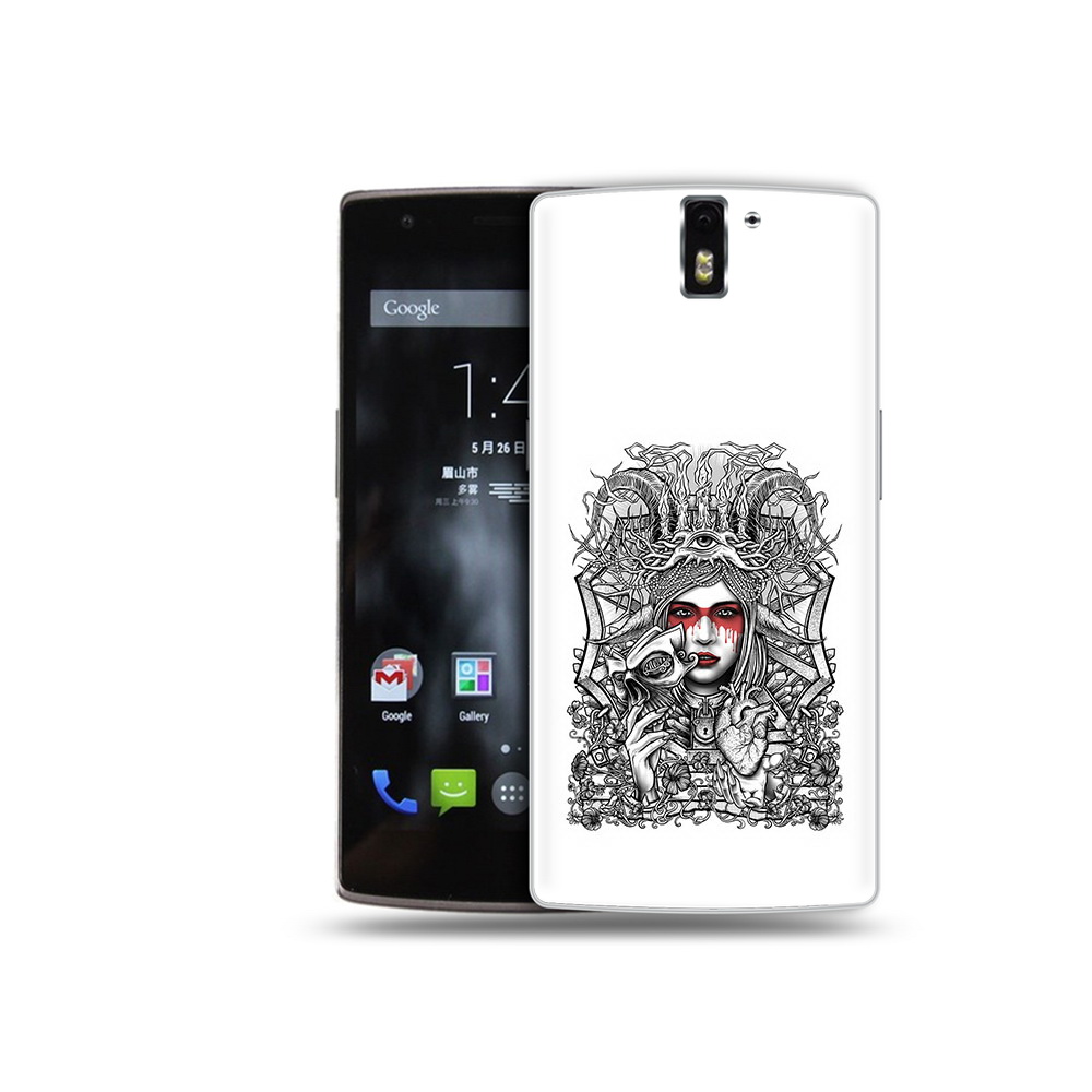 

Чехол MyPads Tocco для OnePlus One грусная девушка, Прозрачный, Tocco