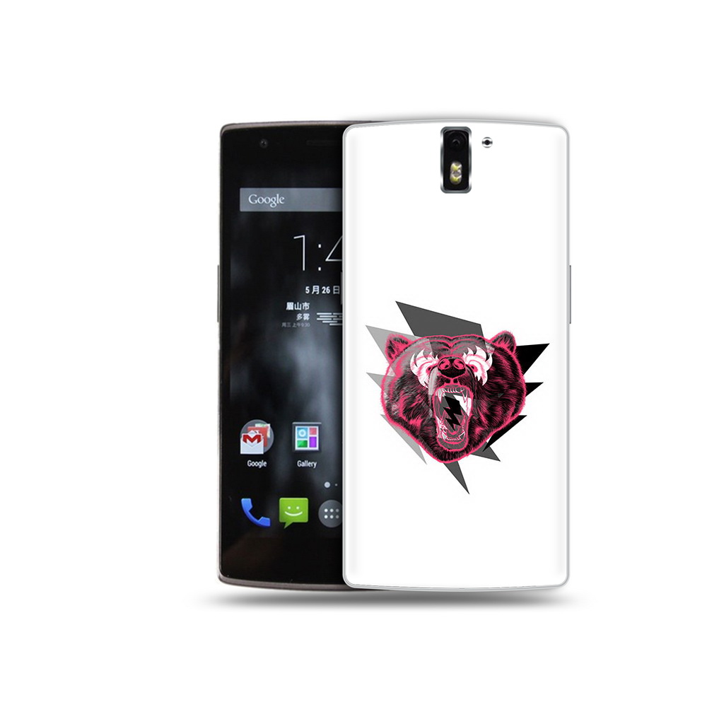 

Чехол MyPads Tocco для OnePlus One грозовой медведь, Прозрачный, Tocco