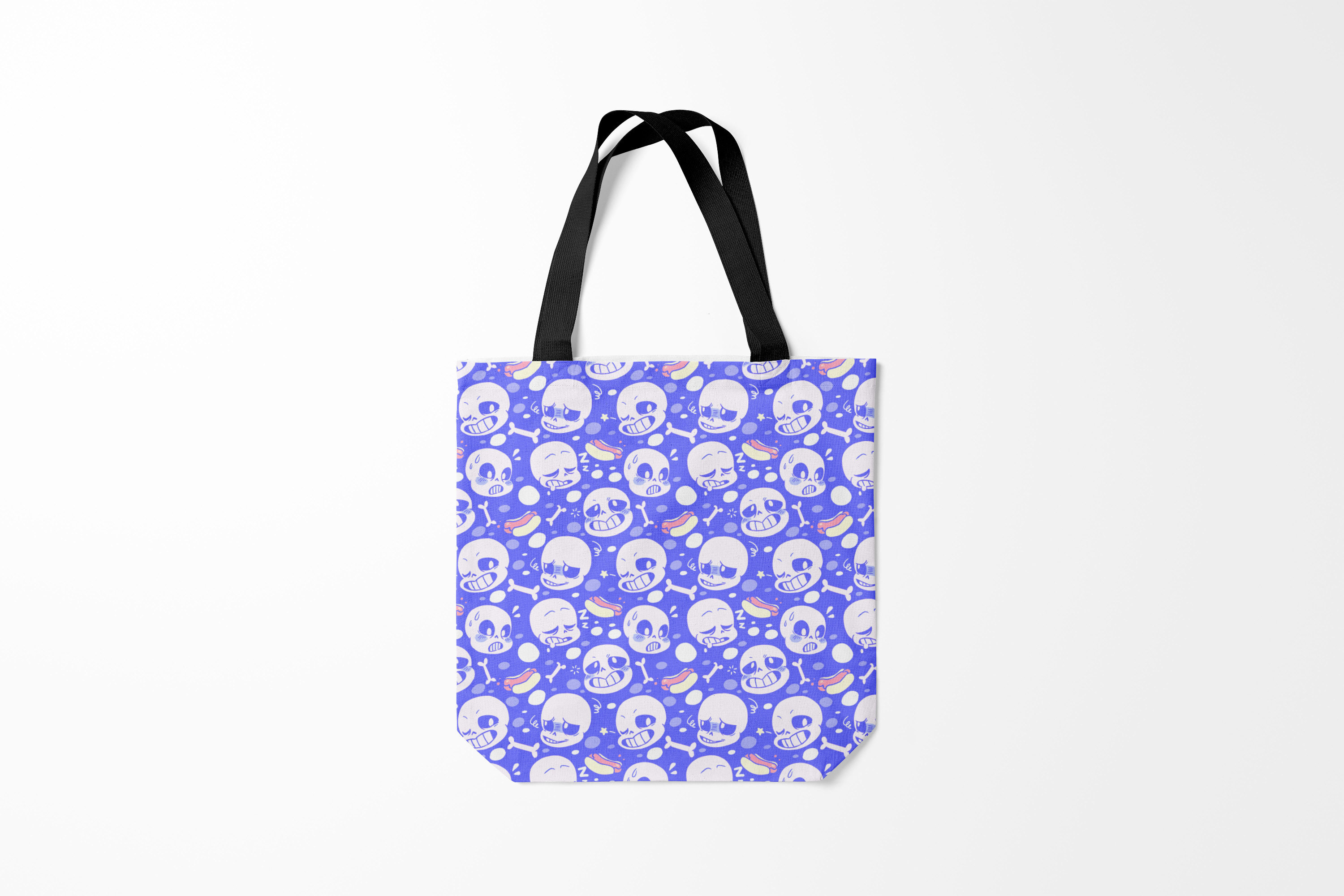 

Сумка шoппер унисекс Burnettie Undertale, синий, Undertale