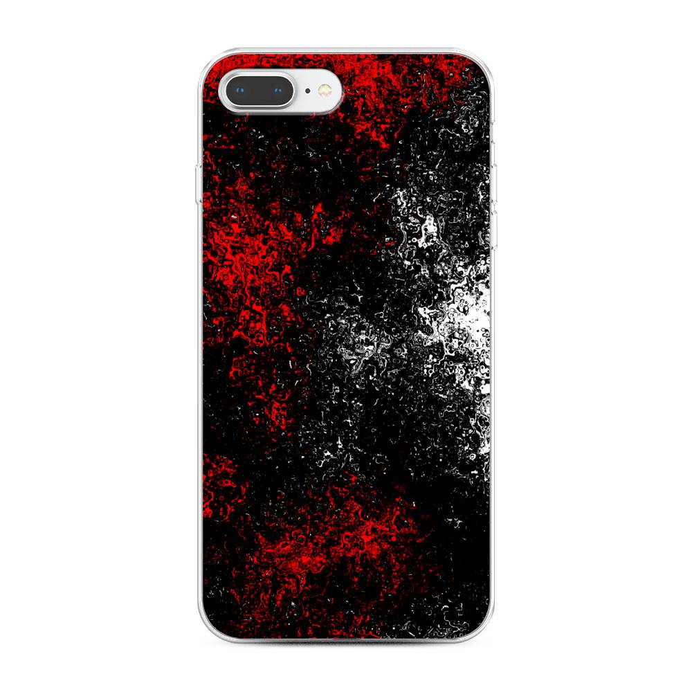 

Чехол на Apple iPhone 8 Plus "Монотипия", Красный;черный;белый, 10950-3