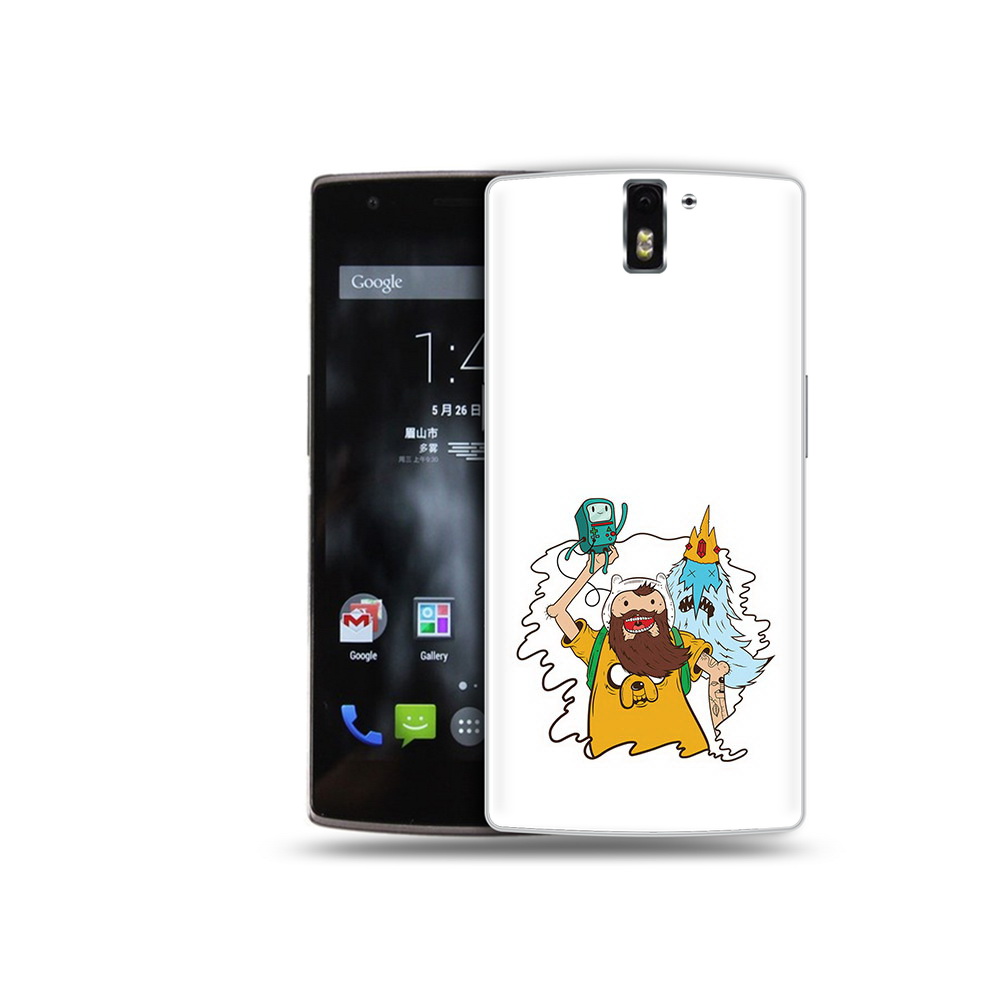 

Чехол MyPads Tocco для OnePlus One время приключений старый Финн, Прозрачный, Tocco