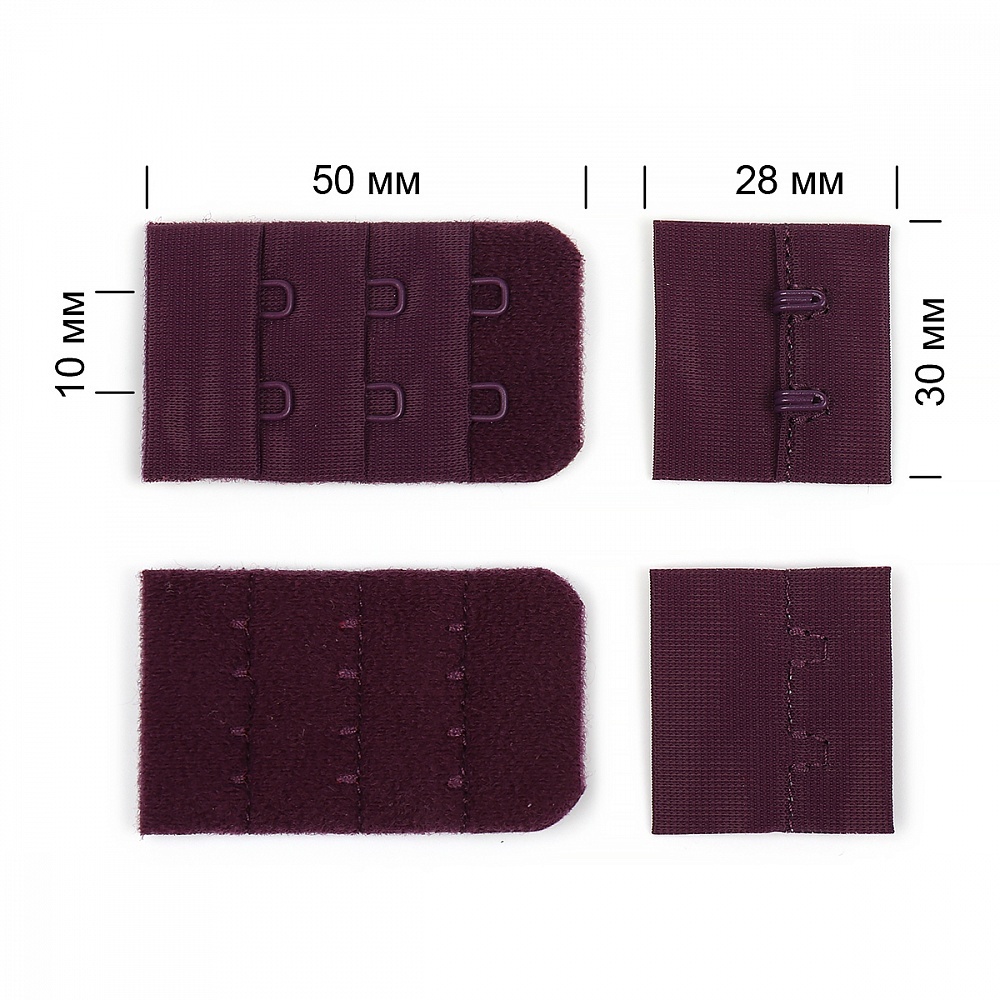 

TBY с крючками, 3х2, 3 см, цвет S254, сливовое вино, 100 шт, Бордовый, с крючками, 3х2, 3 см, цвет S254, сливовое вино, 100 шт