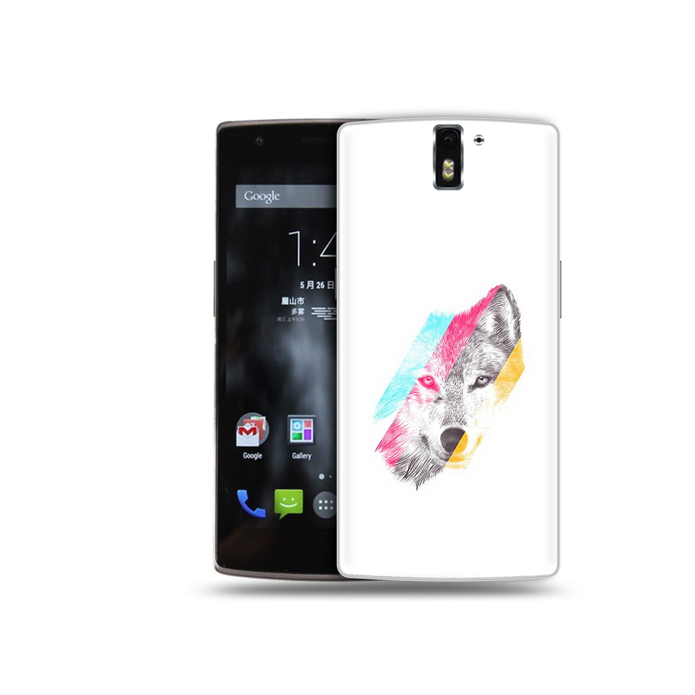 

Чехол MyPads Tocco для OnePlus One волк градиент, Прозрачный, Tocco