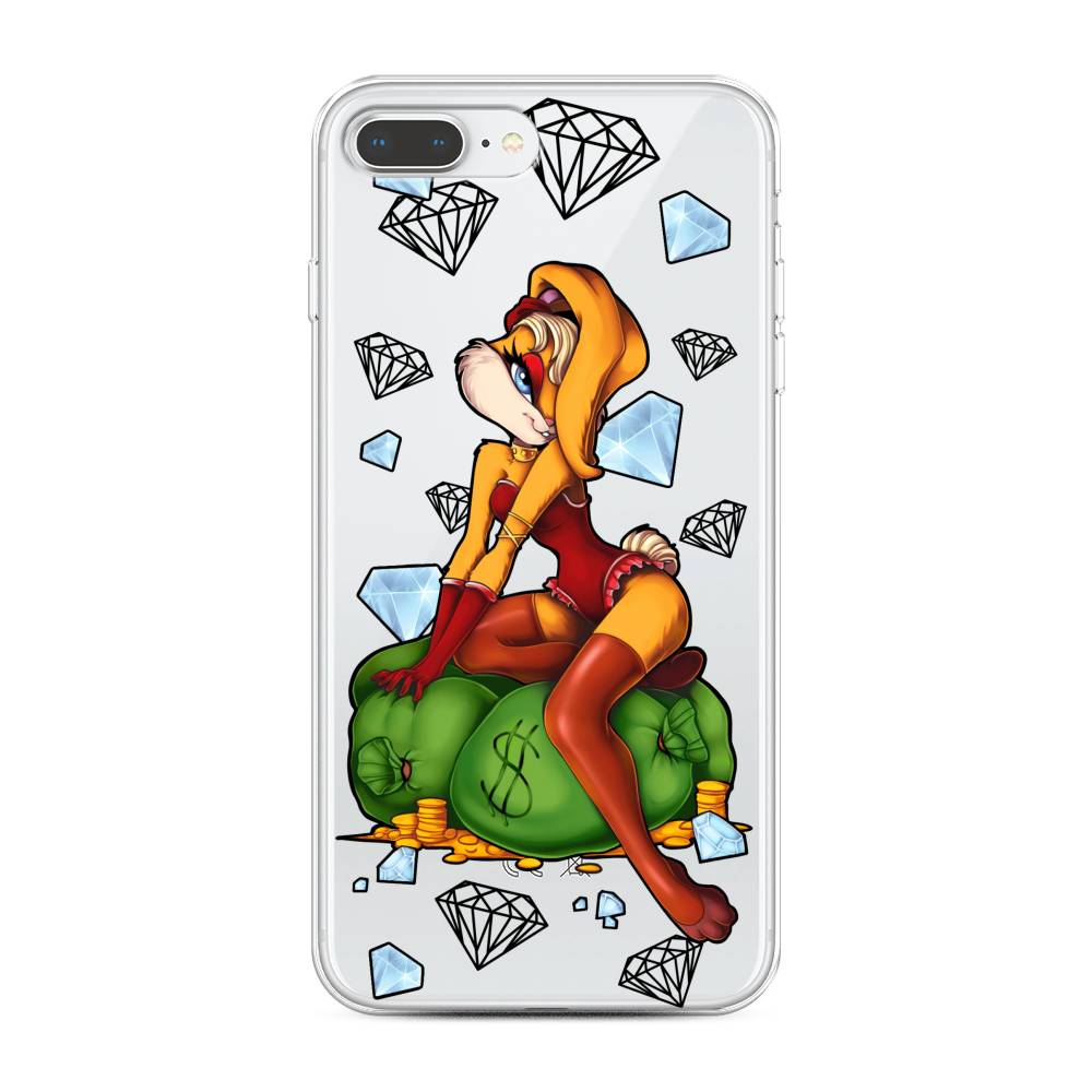 

Чехол на Apple iPhone 7 Plus "Лола Банни с бриллиантами", Красный;оранжевый;зеленый, 10750-6
