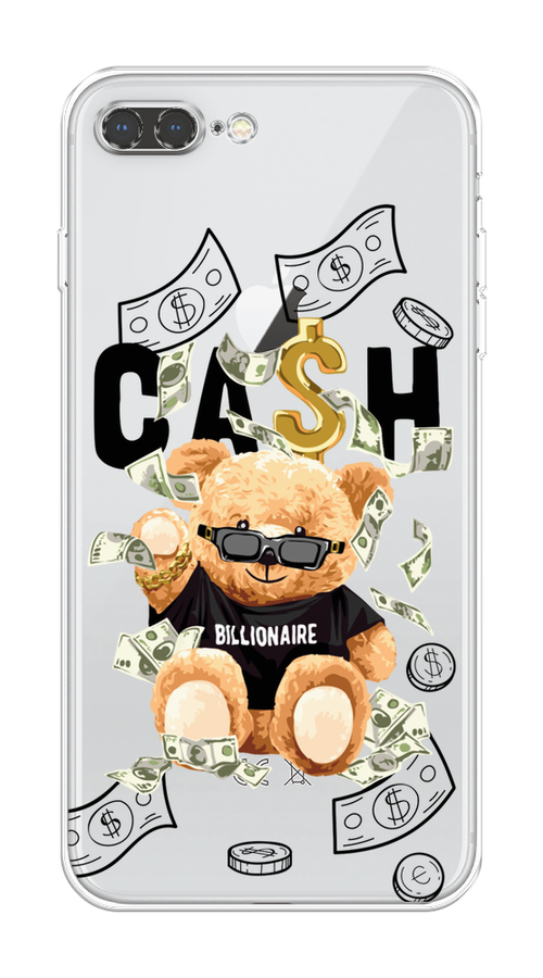 

Чехол на Apple iPhone 7 Plus "Big cash", Черный;серый;бежевый, 10750-1
