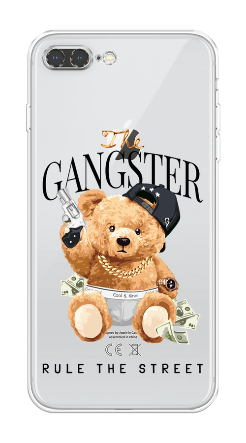 

Чехол на Apple iPhone 7 Plus "The Gangster", Бежевый;серый;черный, 10750-1