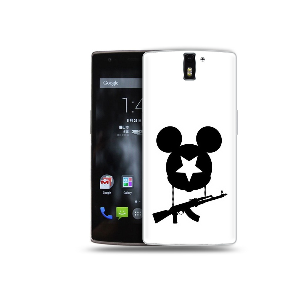 

Чехол MyPads Tocco для OnePlus One АК Микки, Прозрачный, Tocco