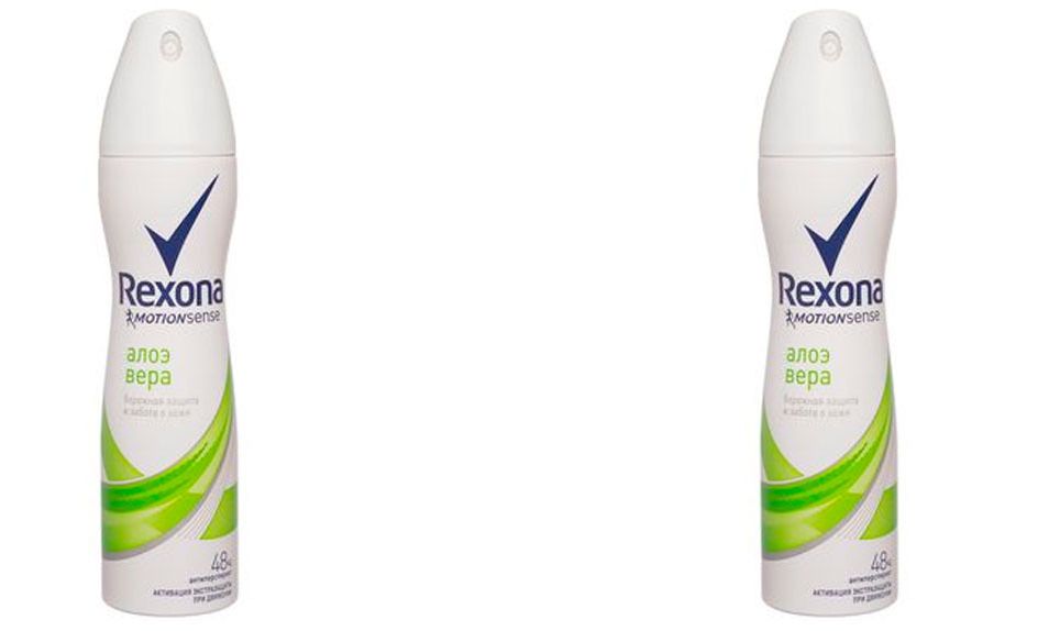 

Дезодорант-антиперспирант Rexona aloe verа спрей женский 150мл 2шт, 8717163340561