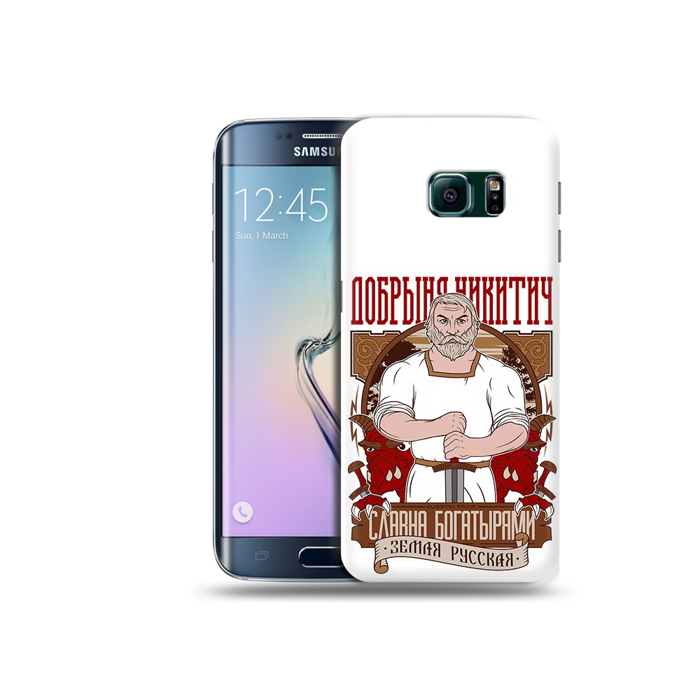 

Чехол MyPads Tocco для Samsung Galaxy S6 Edge Добрыня, Прозрачный, Tocco