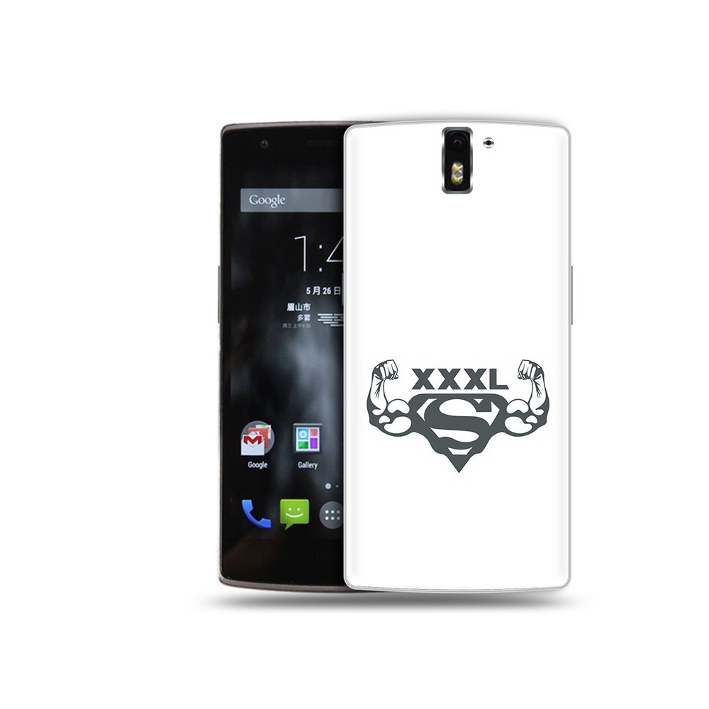 

Чехол MyPads Tocco для OnePlus One бодибилдинг супермен, Прозрачный, Tocco