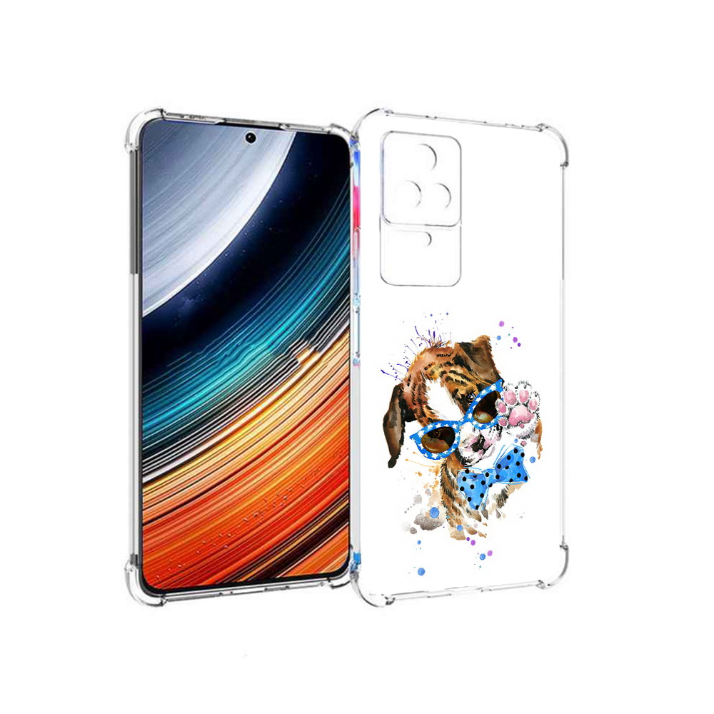 

Чехол MyPads лапочка для Xiaomi Redmi K40S/Poco F4, Прозрачный, Tocco