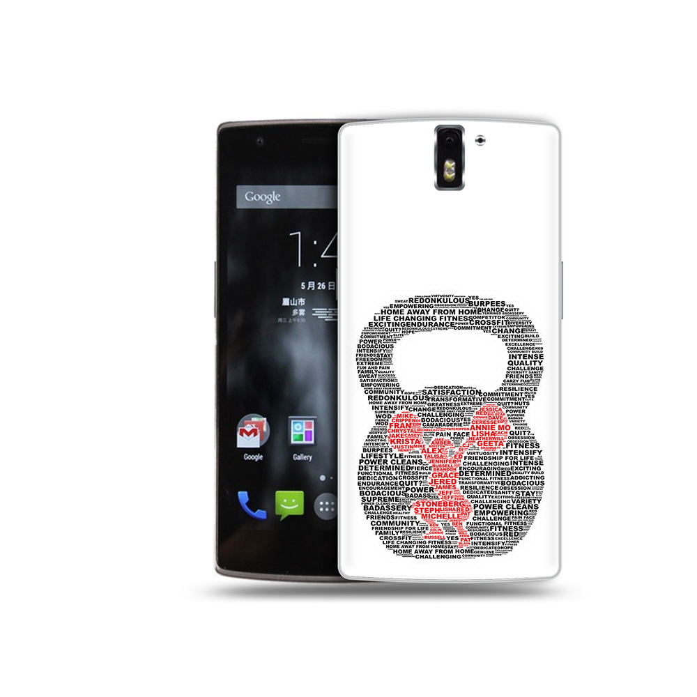 

Чехол MyPads Tocco для OnePlus One бодибилдинг гиря из слов, Прозрачный, Tocco