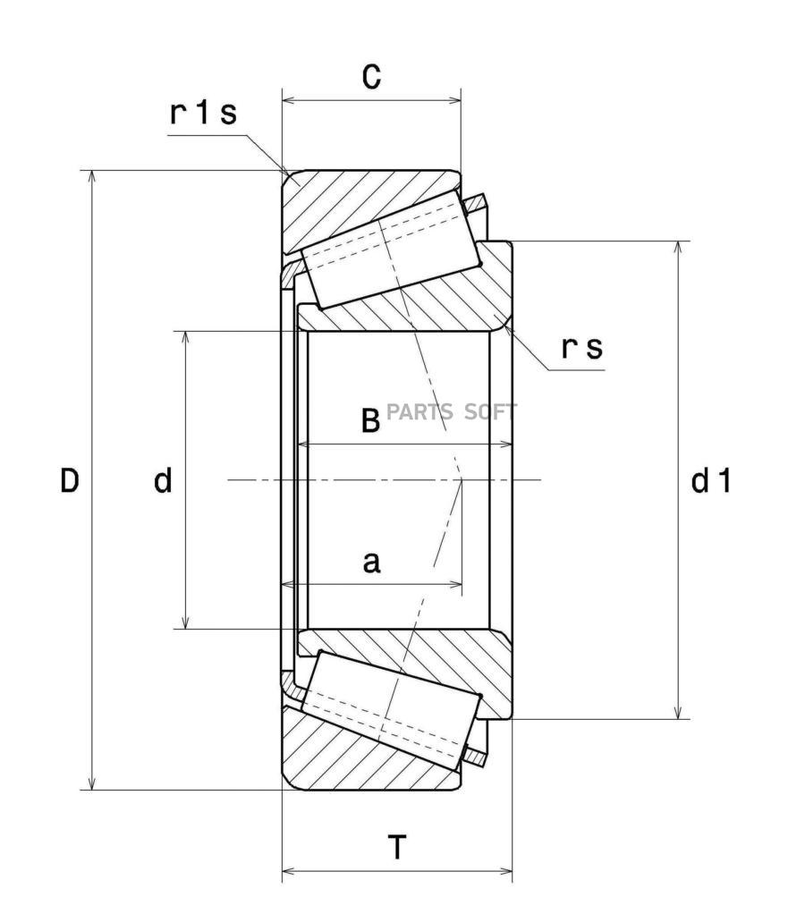 

Подшипник Редуктора Toyota, Кпп Mmc, 30/72/22 Роликовый Конический 1Шт SKF 30306J2Q