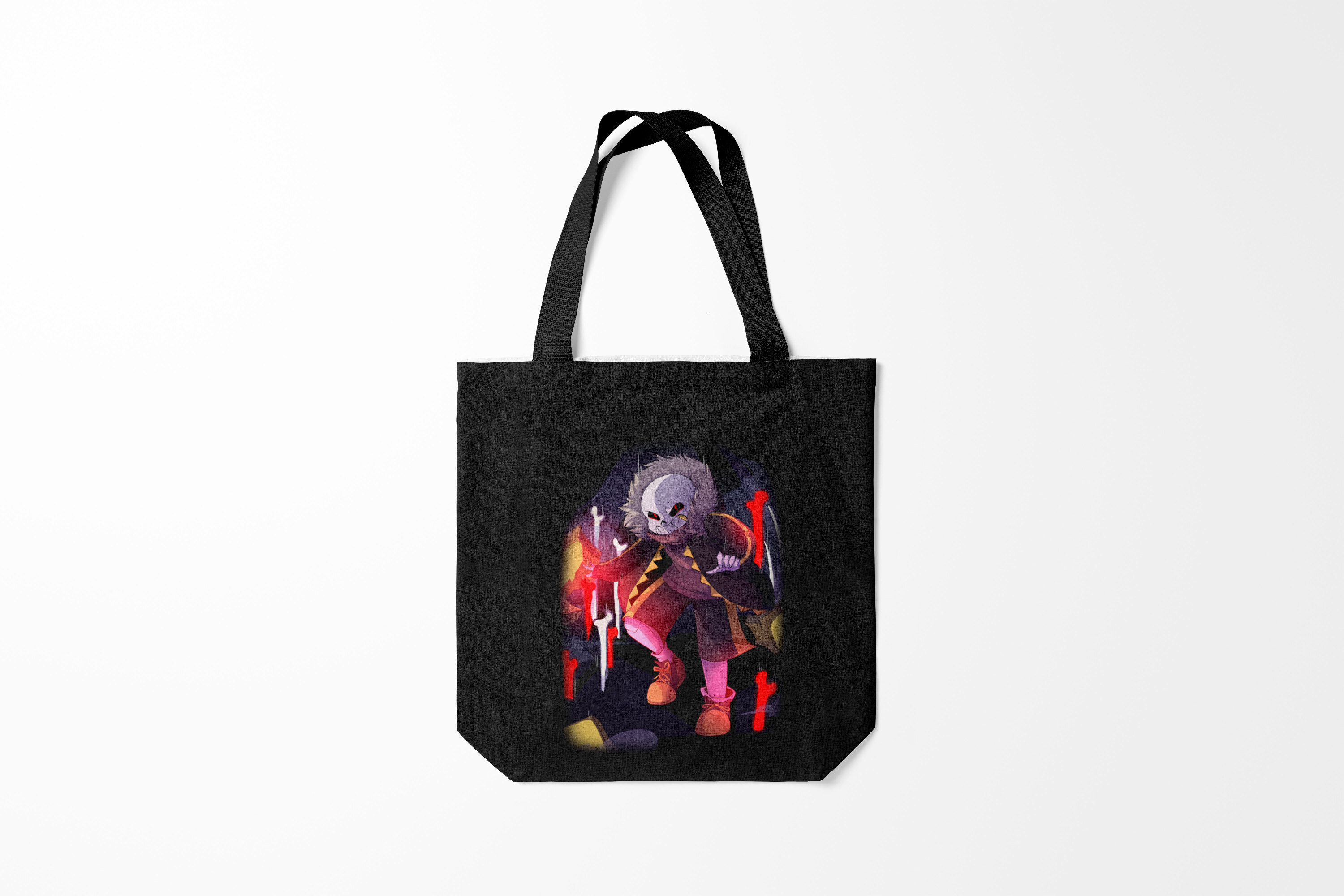 

Сумка шoппер унисекс Burnettie Undertale, черный, Undertale