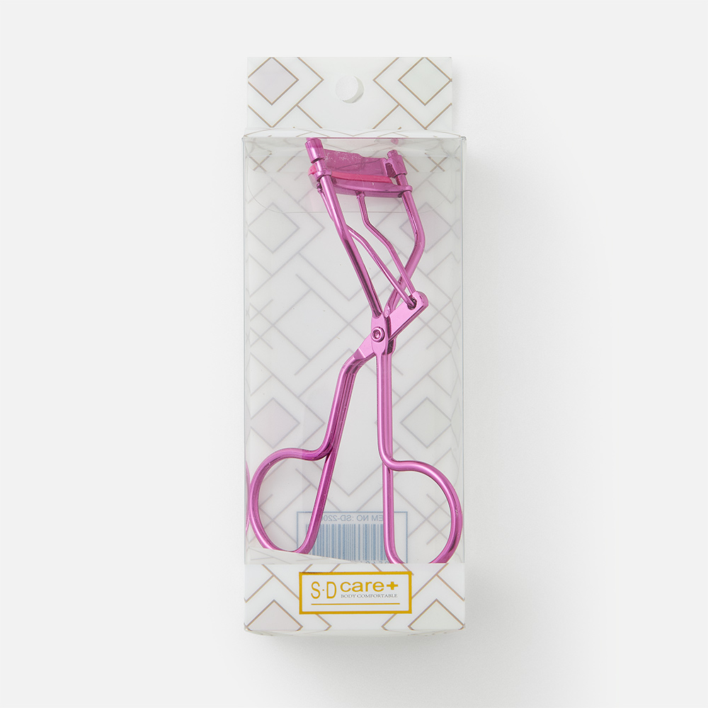Керлер для завивки ресниц Abero с нитяной ручкой, розовый зажим для завивки ресниц evabond 02 розовый