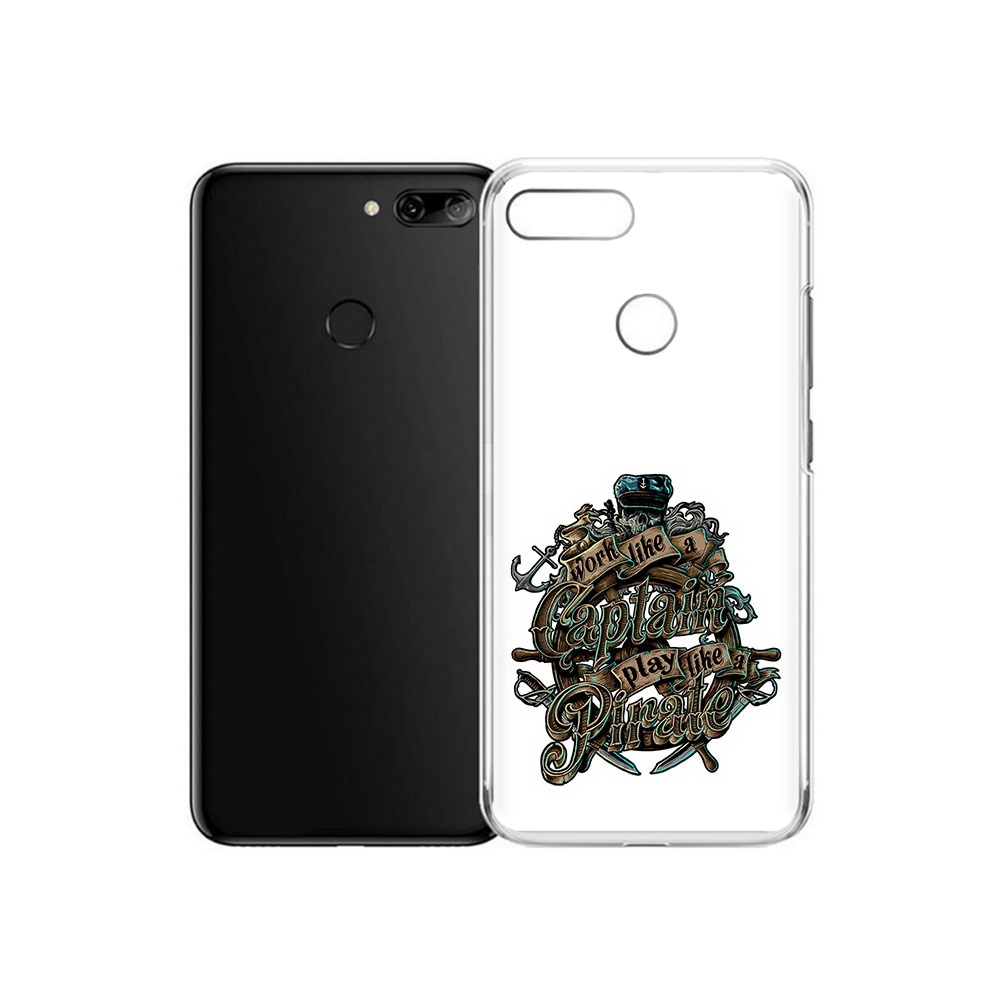 

Чехол MyPads Tocco для Alcatel 1S капитан пиратов (PT227137.662.385), Прозрачный, Tocco