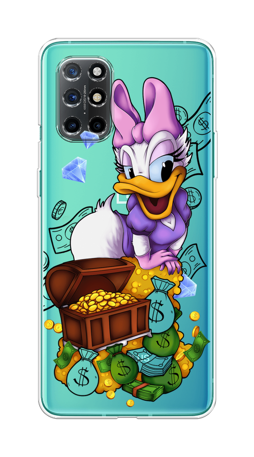 

Чехол на OnePlus 8T "Rich Daisy Duck", Коричневый;белый;фиолетовый, 151150-6