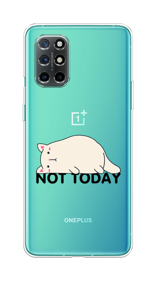 

Чехол на OnePlus 8T "Cat not today", Белый;розовый;черный, 151150-1