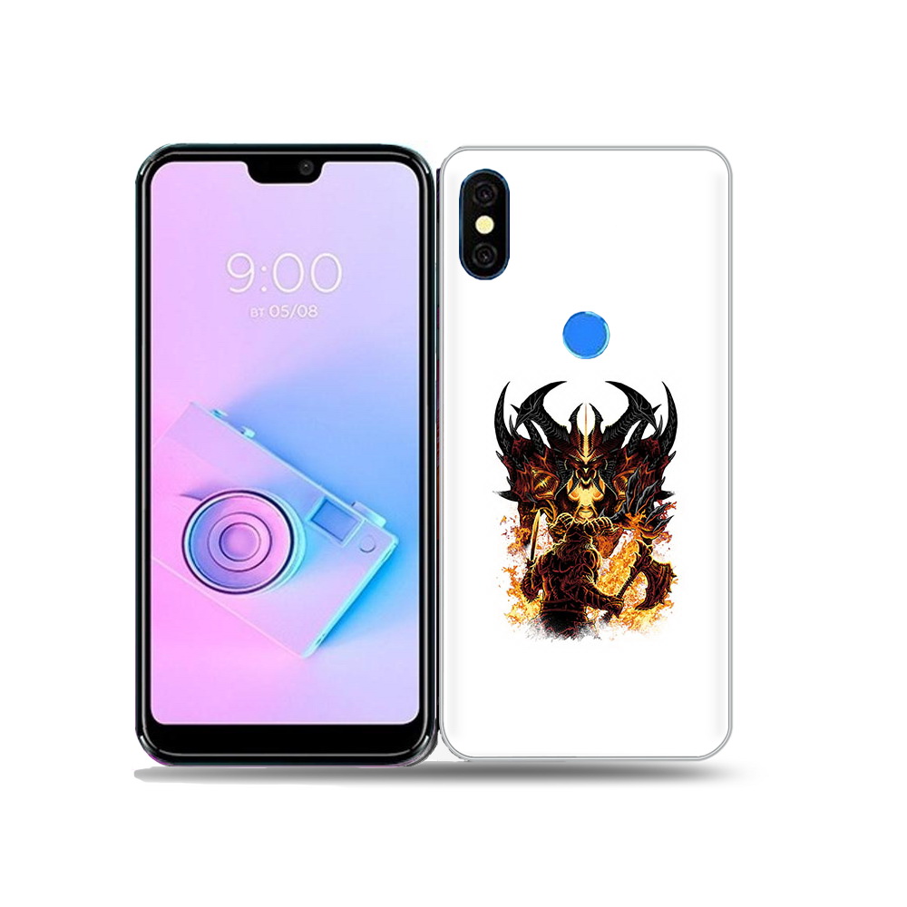 

Чехол MyPads Tocco для BQ 5731L демон shadow fiend, Прозрачный, Tocco