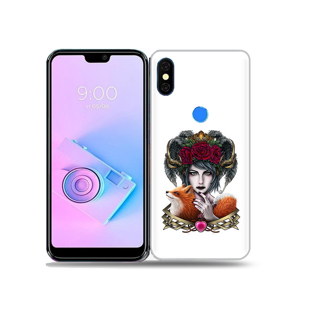 

Чехол MyPads Tocco для BQ 5731L девушка с лисой, Прозрачный, Tocco