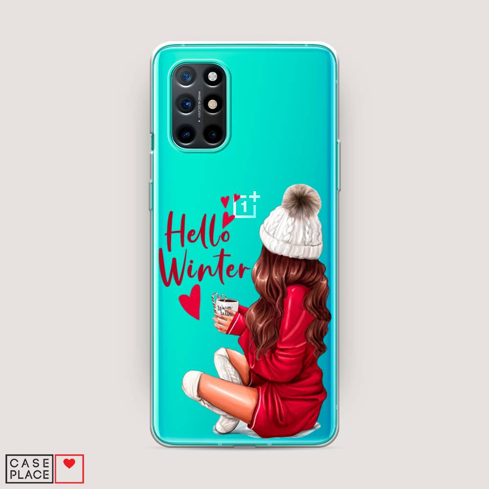 

Чехол на OnePlus 8T "Hello winter", Красный;белый;коричневый, 151150-5