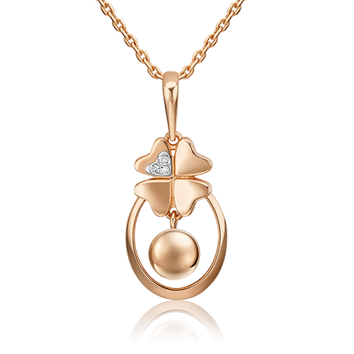 

Кулон из золота PLATINA jewelry 03-3281-00-101-1111, бриллиант, 03-3281-00-101-1111
