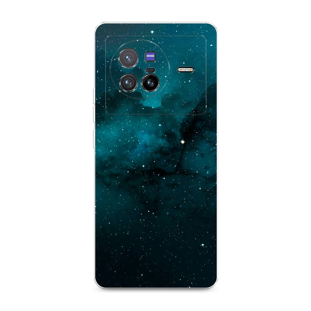 

Чехол на Vivo X80 "Синий космос", 266550-2