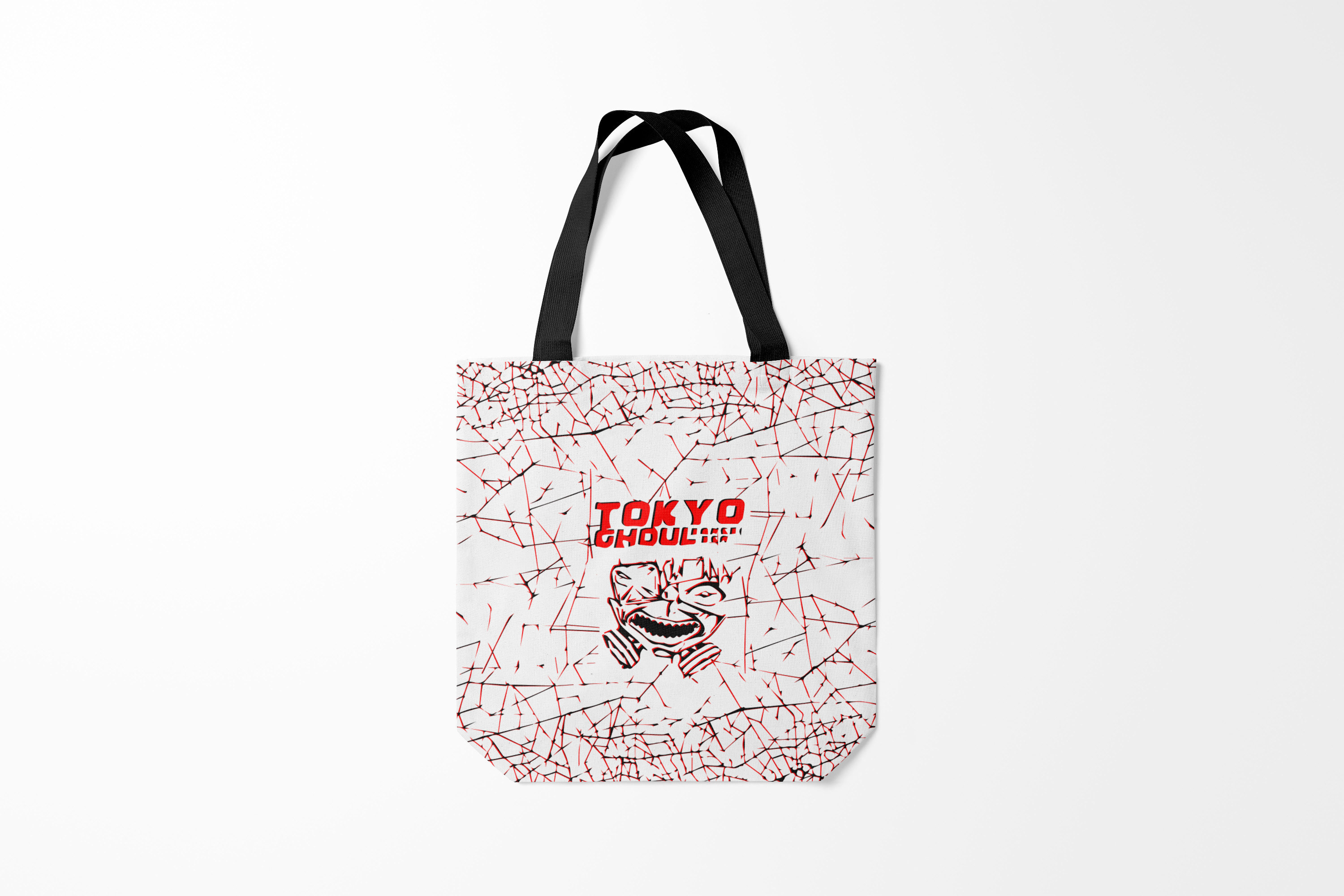 

Сумка шoппер унисекс Burnettie tokyo ghoul, белый, tokyo ghoul