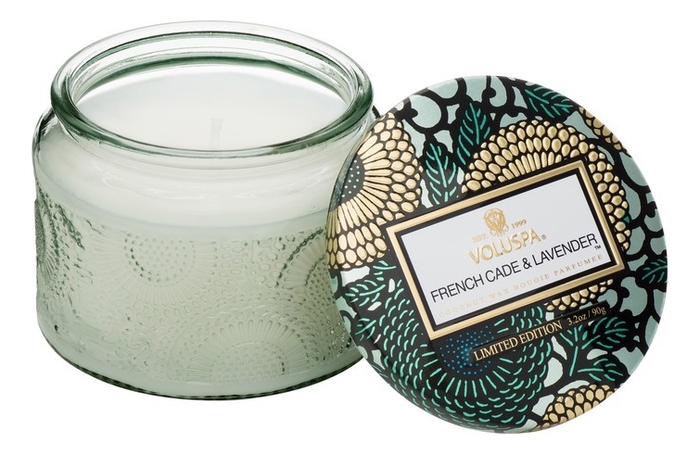 

Ароматическая свеча VOLUSPA French Cade Lavender (лаванда и вербена) 90г, 115168