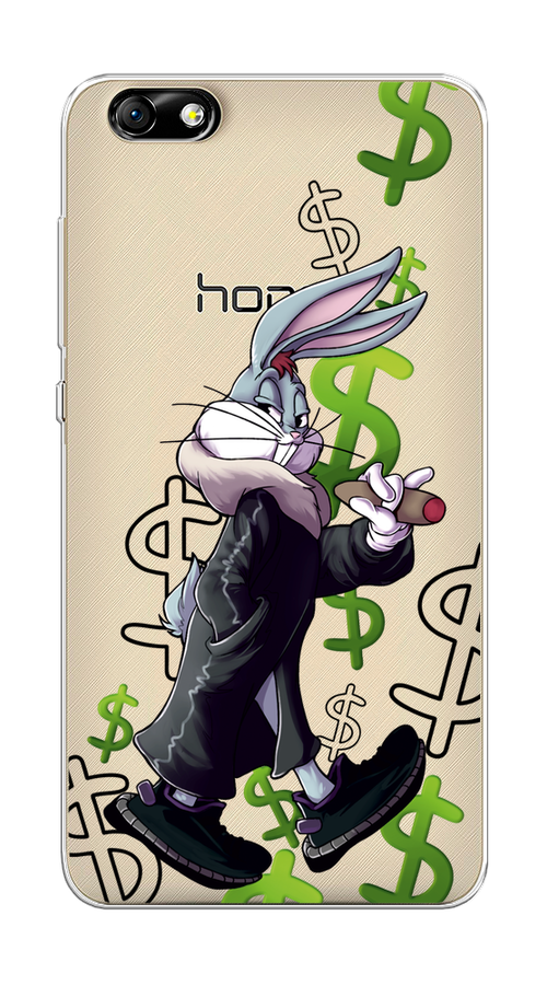 

Чехол на Honor 4X "Rich Bugs Bunny", Зеленый;черный;голубой, 63550-6