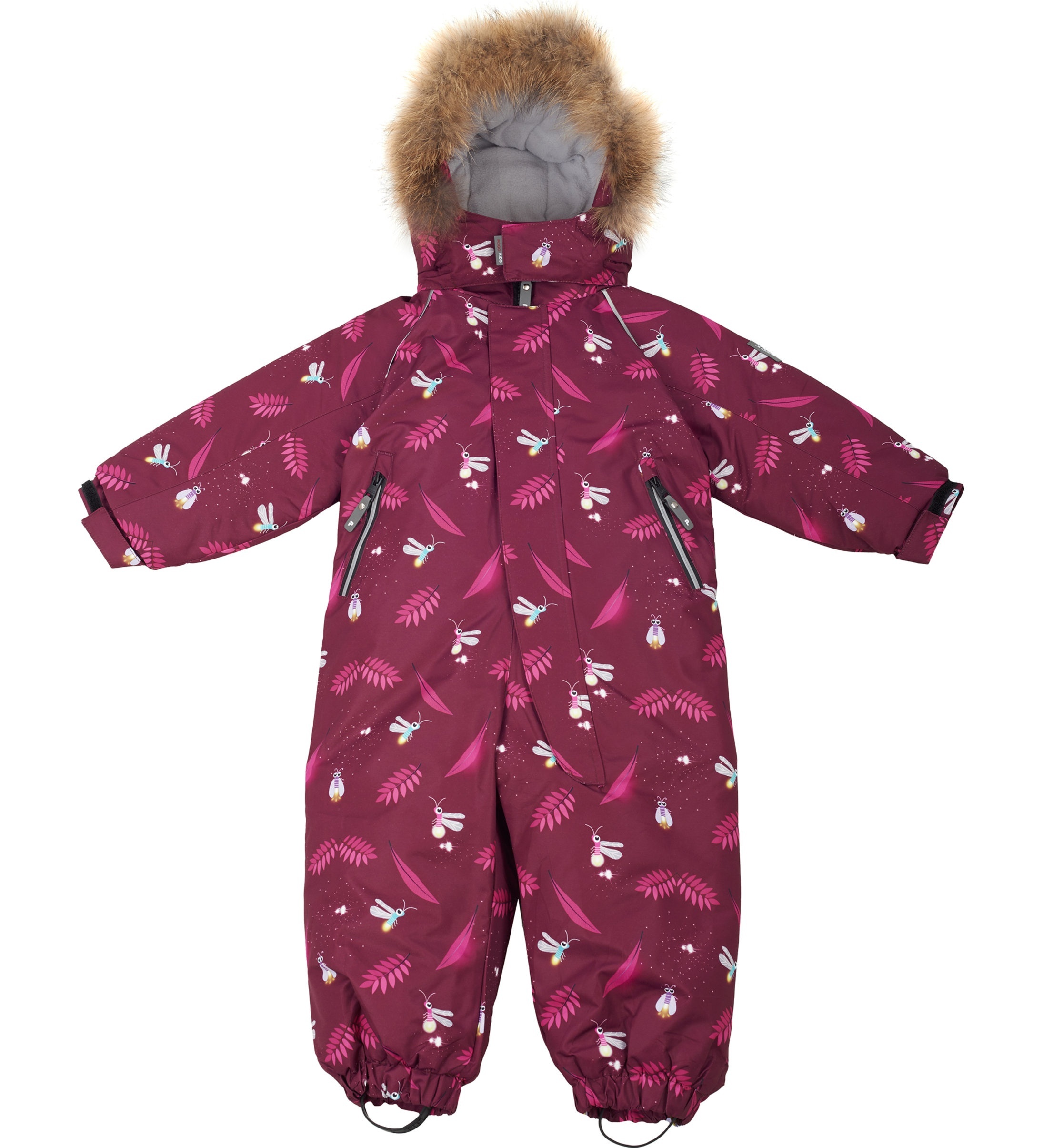 

Комбинезон для девочек POGO Kids PG88179-11 цв. бордовый р. 86, PG88179-11
