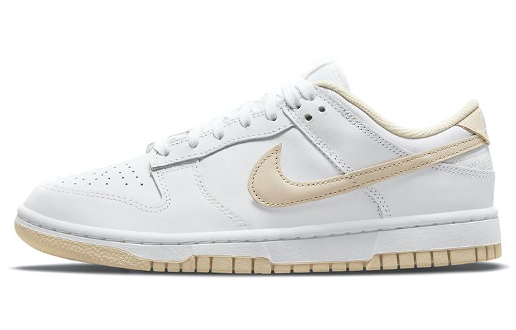 

Кеды унисекс Nike Dunk Low Pearl White белые 40.5 EU, Белый, Dunk Low Pearl White