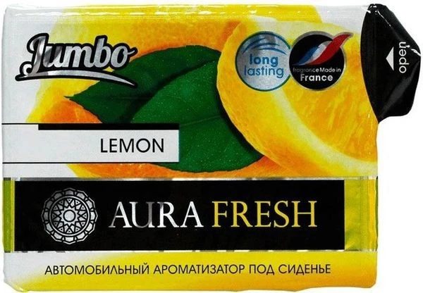 фото Ароматизатор под сиденье (lemon/лимон) aura fresh jumbo aur-j-0006