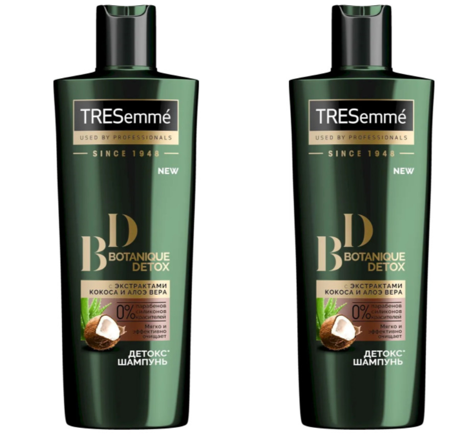 

Шампунь TRESemme детокс женский 400мл 2шт, 8714100917503