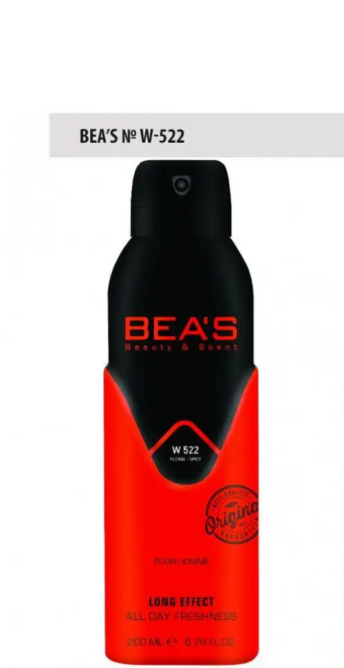 

Парфюмированный дезодорант Beas W522 For Women, 200 мл, W522 For Women