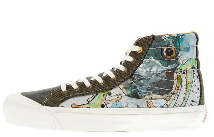 

Кеды унисекс Vans Ralph Steadman x Vault Frog OG SK8 Hi коричневые 41 EU, Коричневый, Ralph Steadman x Vault Frog OG SK8 Hi