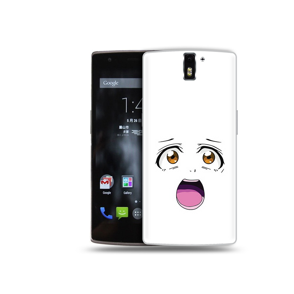 

Чехол MyPads Tocco для OnePlus One аниме лицо, Прозрачный, Tocco