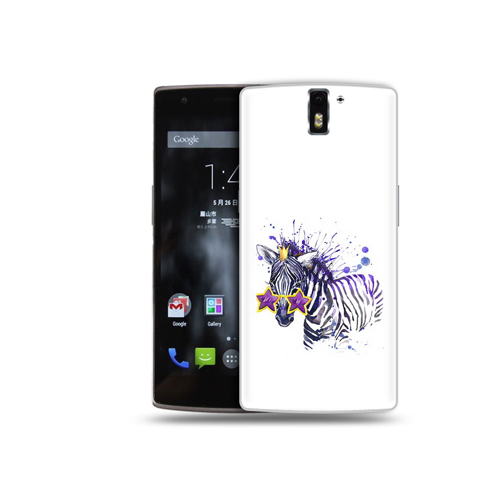 

Чехол MyPads Tocco для OnePlus One акварельная зебра, Прозрачный, Tocco