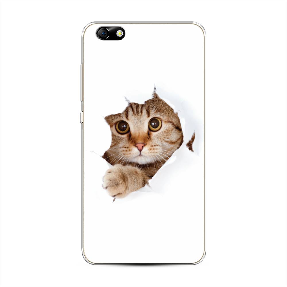 

Чехол на Honor 4X "Кот и бумага", Белый;коричневый, 63550-1