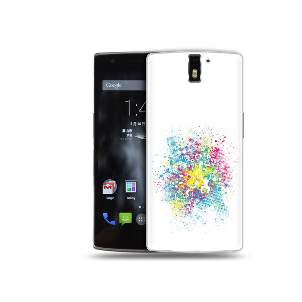 

Чехол MyPads Tocco для OnePlus One акварель абстракция, Прозрачный, Tocco