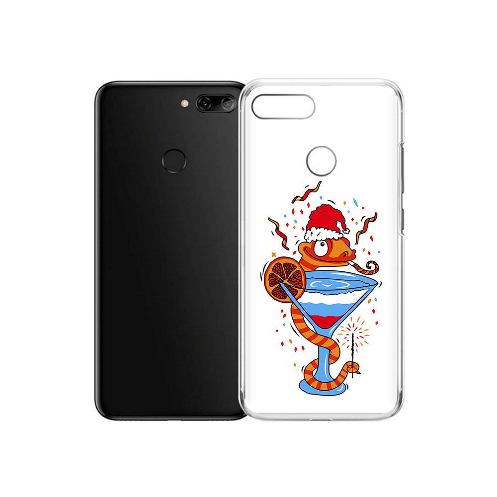 

Чехол MyPads Tocco для Alcatel 1S змейка (PT227137.662.364), Прозрачный, Tocco