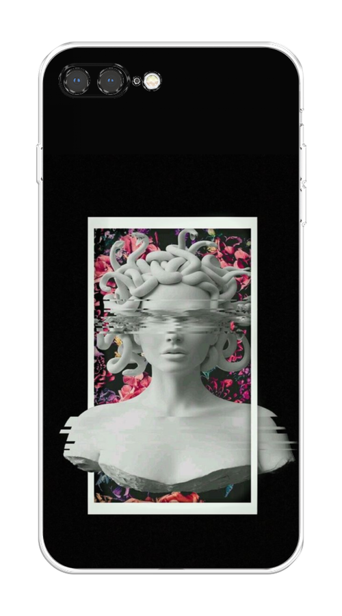 

Чехол на Apple iPhone 7 Plus "Web Punk Медуза Горгона", Черный;серый, 10750-1