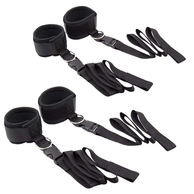 Набор фиксаторов KISSEXPO для рук и ног черный