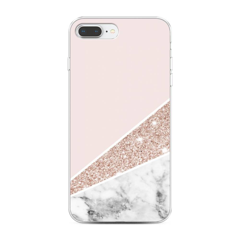 

Чехол на Apple iPhone 7 Plus/8 Plus "Блестящий розовый мрамор", 10750-3
