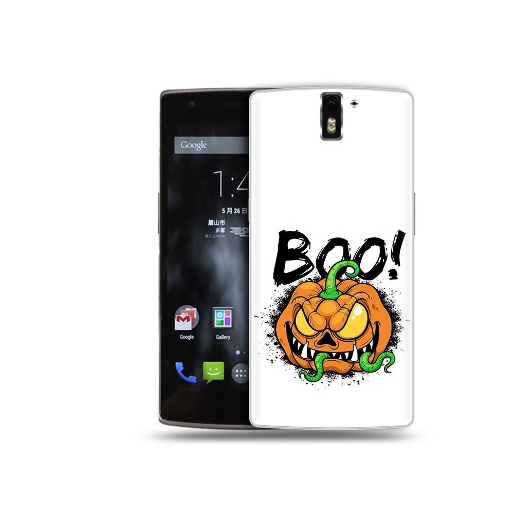 

Чехол MyPads Tocco для OnePlus One Хэллоуин бу, Прозрачный, Tocco