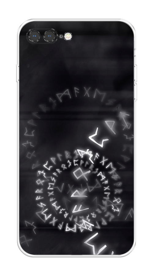 

Чехол на Apple iPhone 7 Plus "Руны", Серый;черный, 10750-1