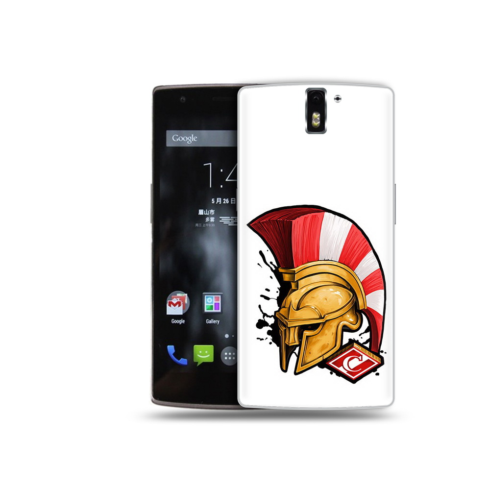 

Чехол MyPads Tocco для OnePlus One ФК спартак шлем, Прозрачный, Tocco